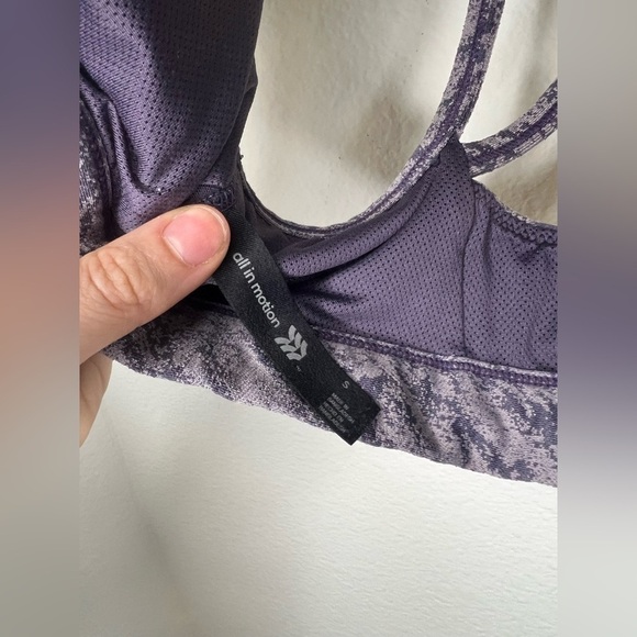 All in Motion Purple Sports Bra - Picture 2 of 3